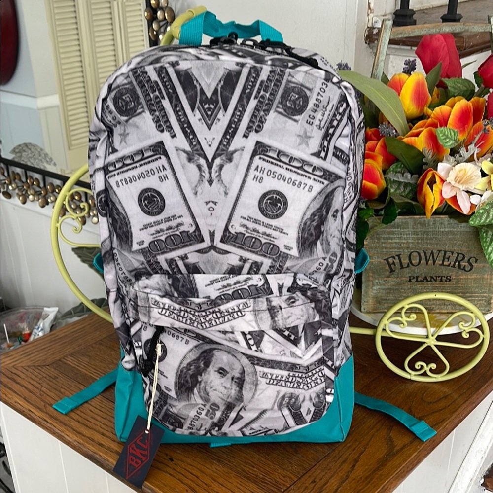 NWT BKC Broklyn Cloth money backpack